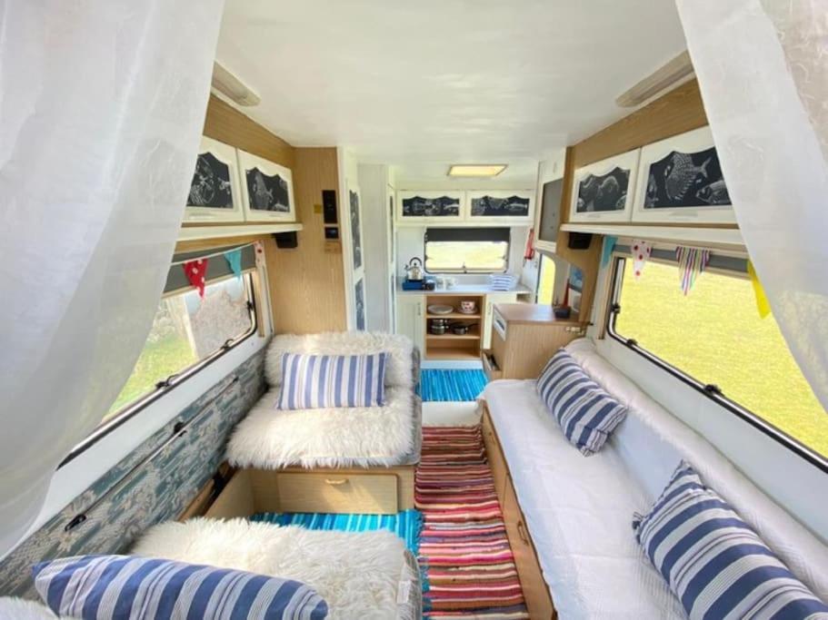 Lily Cosy Campervan With Sea Views & Amazing Sunrises St Ives Exteriör bild