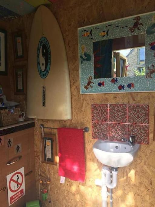 Lily Cosy Campervan With Sea Views & Amazing Sunrises St Ives Exteriör bild